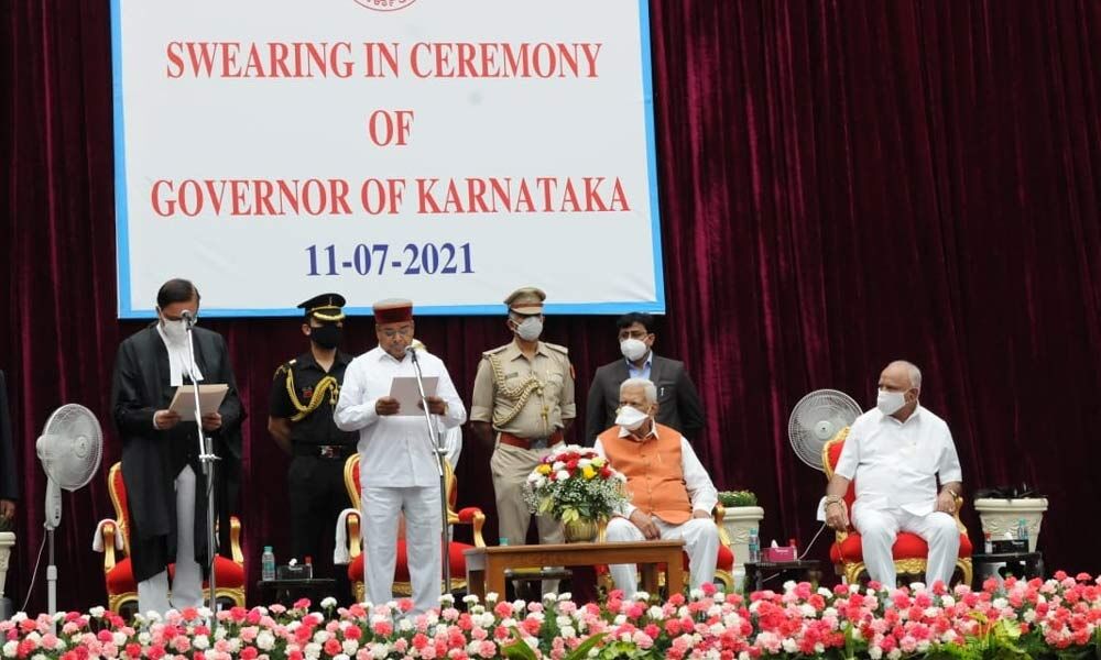 Thaawarchand Gehlot Takes Oath As Karnataka S New Governor