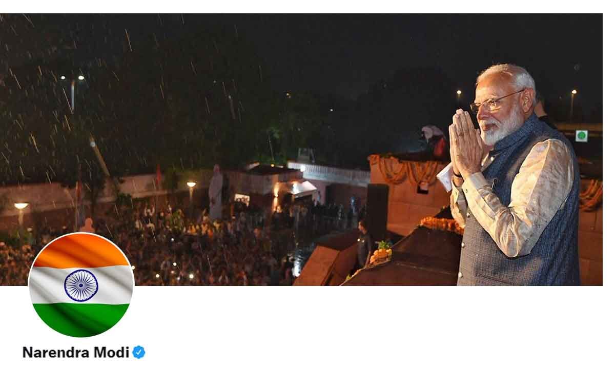 Pm Modi Changes His Profile Picture Urges People To Put Tricolour On