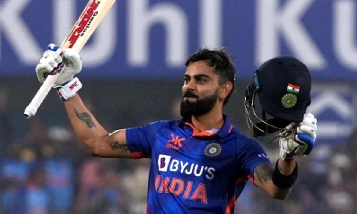 1st ODI Kohli S 45th Century Rohit Gill Fifties Propel India To 373