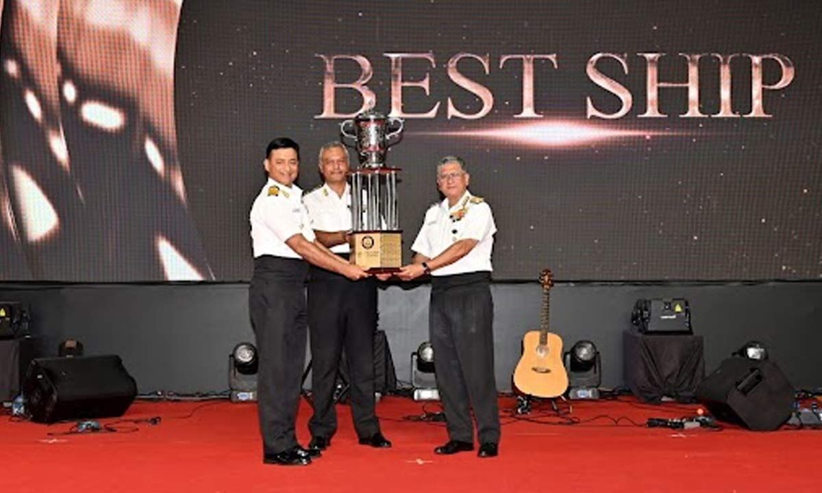 Visakhapatnam INS Sahyadri And INS Kadmatt Awarded Best Ships Of The