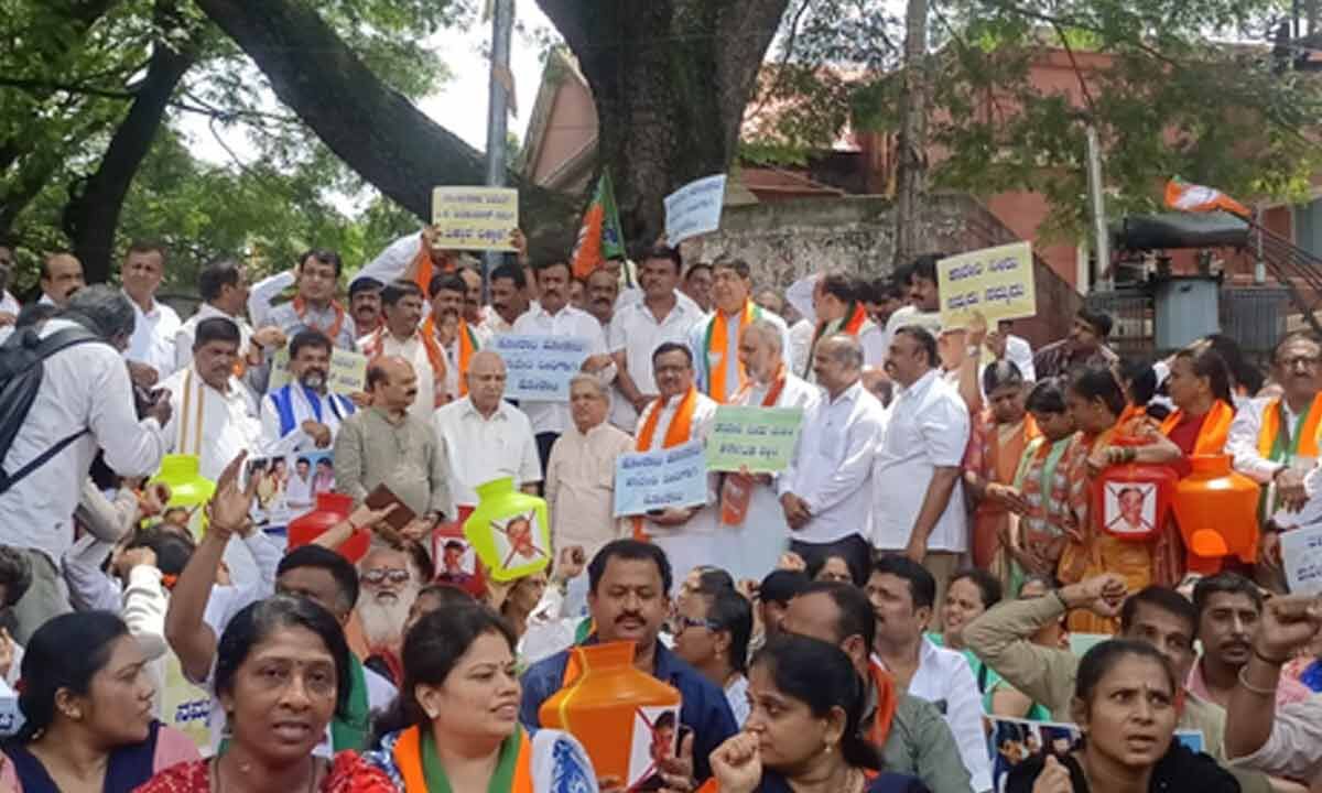 Cauvery Dispute Protests In Bengaluru South Karnataka Dists Opposing