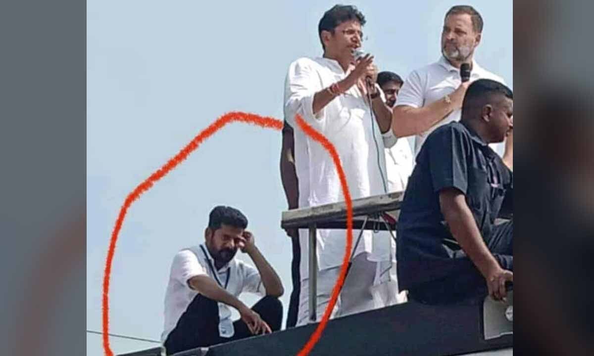 Uff What The Heat Revanth Reddy Relaxes During Congress Bus Yatra