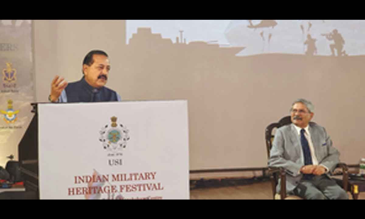 Armed Forces Equipped With Advanced Weaponry Drones Uavs Jitendra Singh