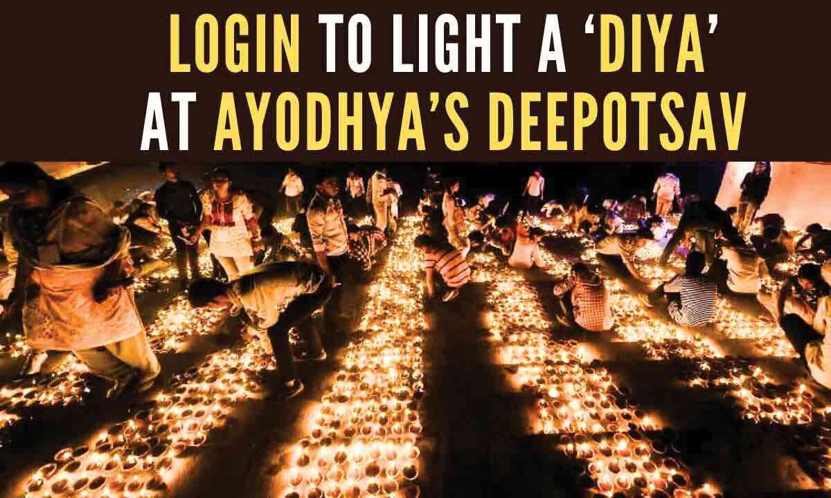 Login To Light A Diya At Ayodhyas Deepotsav