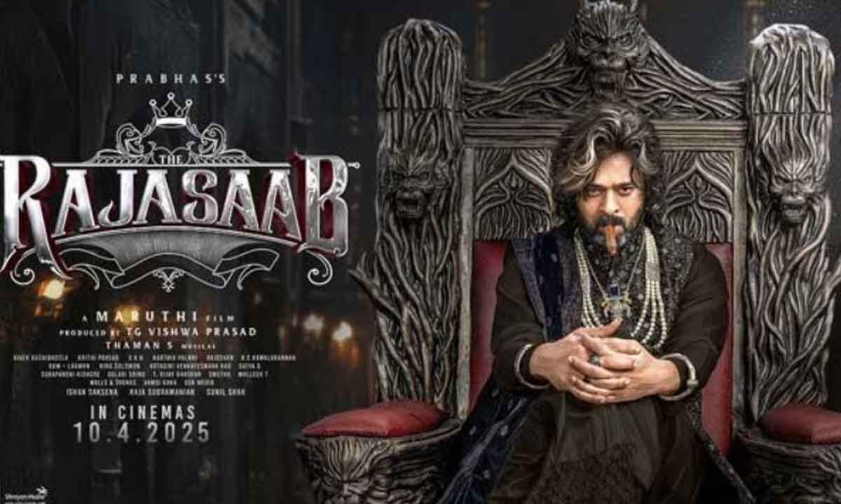 The Raja Saab Motion Poster Royal And Rebellious Charm