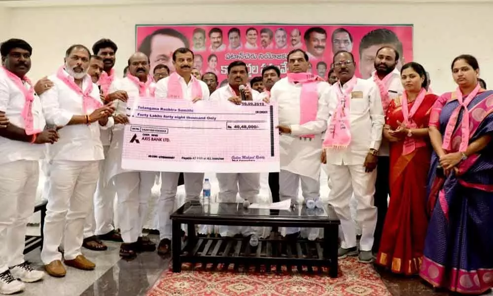TRS MP Kotha Prabhakar Reddy assures posts to committed cadre