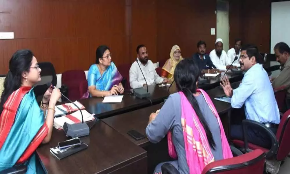 Joint Collector Nikhila holds review meeting