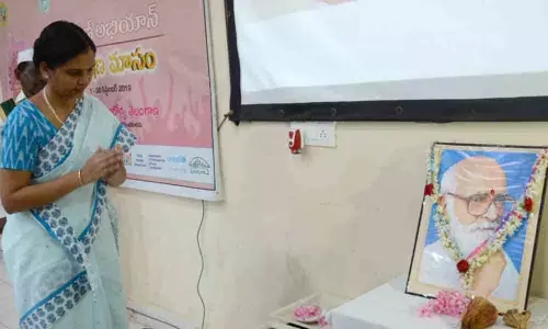 Adilabad: Kaloji motivated people with inspirational writings