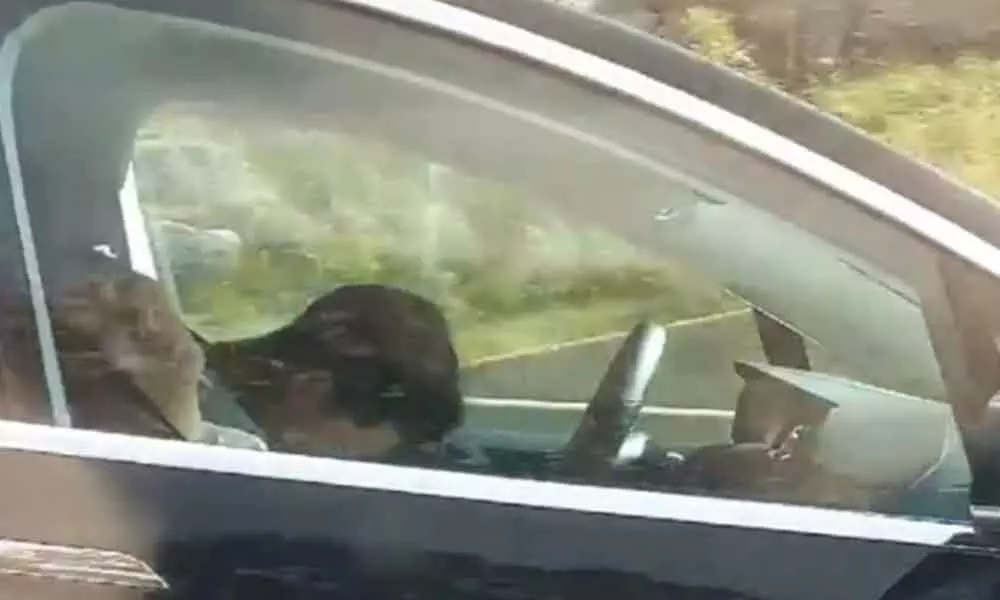 Man Asleep At Wheel As Self-Driving Tesla Speeds At 90 Kmph