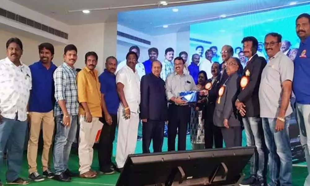 Rotary Golden Jubilee Club bags prize in Kakinada