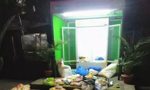 Drunkard squanders food from community refrigerators