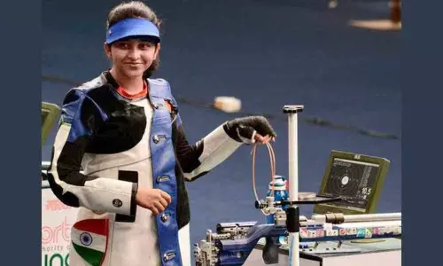 Mehuli Ghosh wins the title in National Shooting Trials
