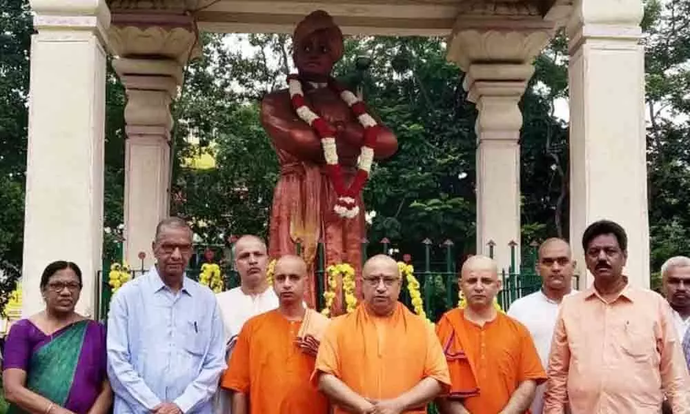 Swami Vivekananda remembered in Tirupati