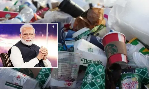 PM Modi advises to discard single-use plastics before October 2