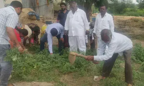 Gramabata conducted at Rameswarambanda