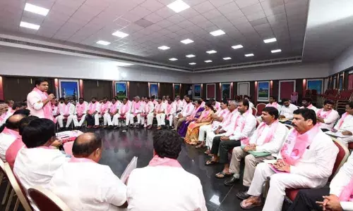 Set big win as target for civic polls: KTR to party cadre