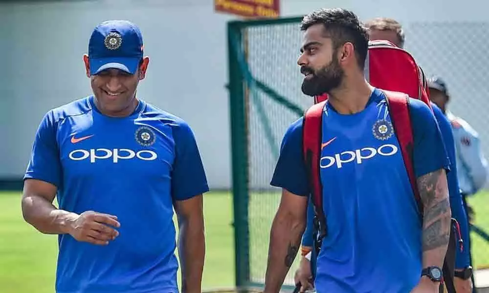 Kohlis appreciation tweet triggers speculation on Mahendra Singh Dhoni in social   media