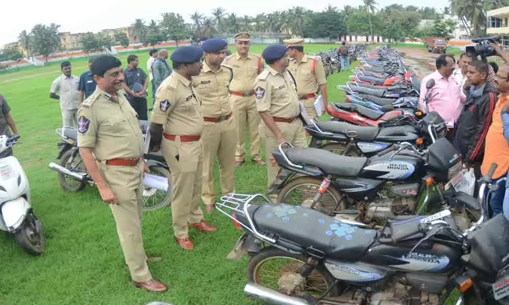 City police seize 130 two-wheelers, 16 held