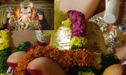 Balapur Ganesh procession started in the village with chanting of Ganesh Maharaj ki Jai