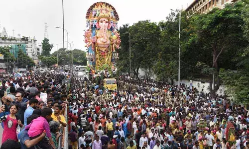 Lord Ganesh gets grand send-off across Maharashtra