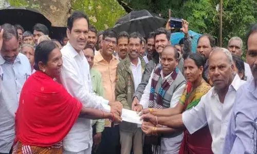 Araku MLA donates salary to his hometown in Visakhapatnam