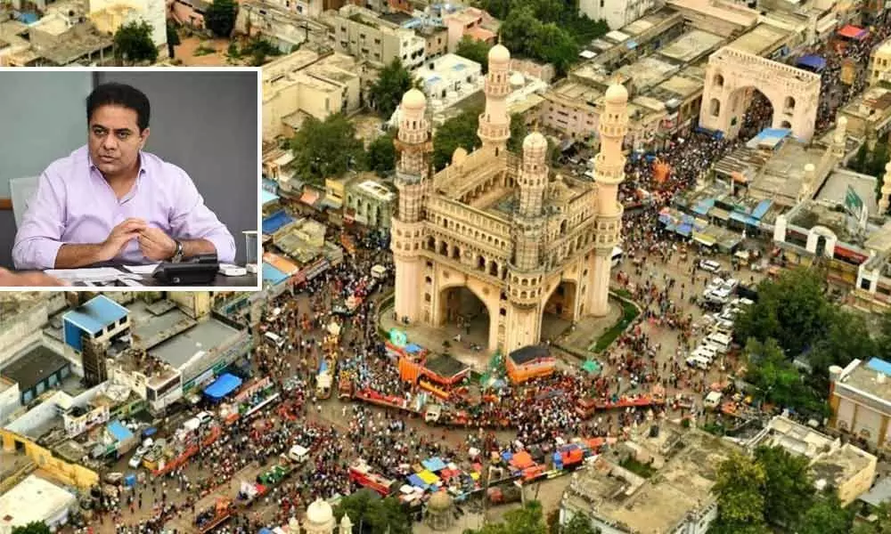 KTR appreciates Hyderabad police, GHMC for peacefully holding Ganesh immersion