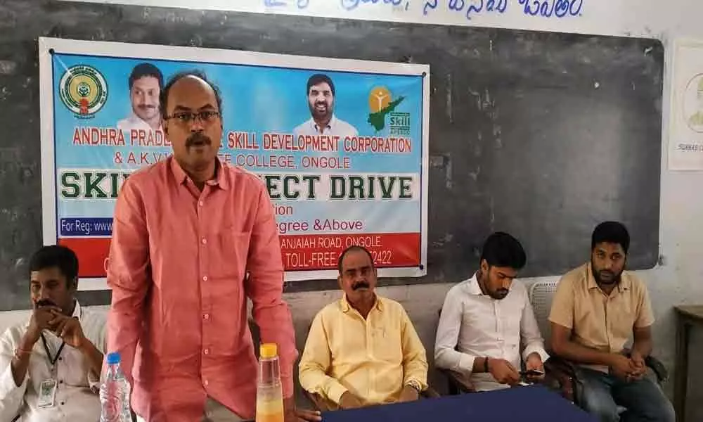 APSSDC holds skill connect drive, 16 get jobs in Ongole