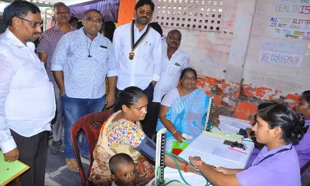 Ongole Lions Club holds free medical camp