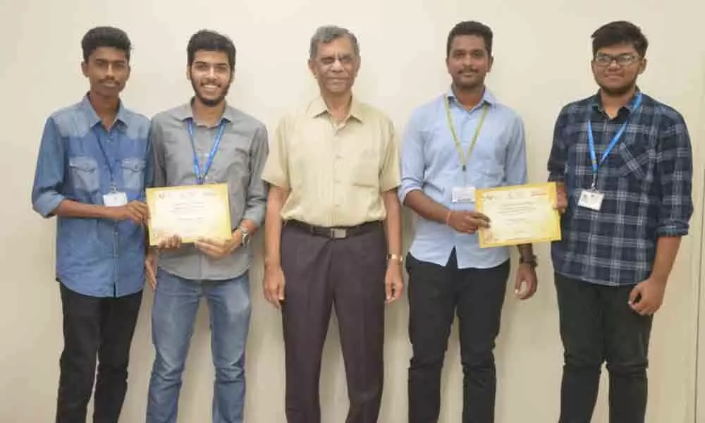 Hyderabad GITAM students shine in startup event