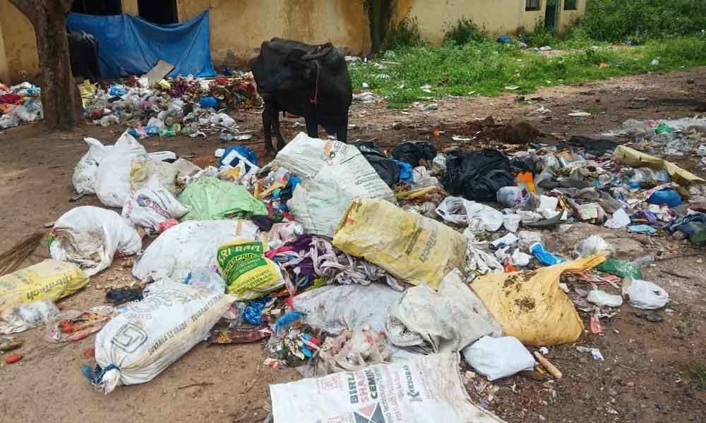 Garbage triggers foul smell