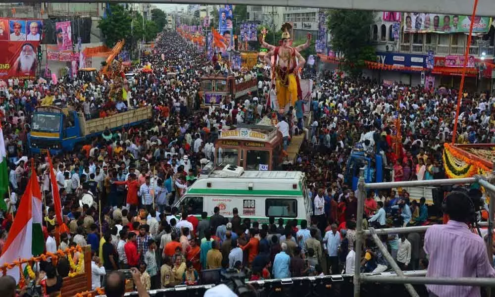 Hyderabad City Ganesh festivities hit among global audiences