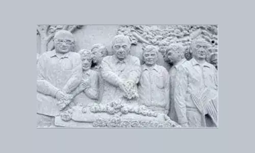 Government saved from another controversy: After Yadadri, KCR carving off from Buddavanams Mahastupa Government saved from another controversy: After Yadadri, KCR carving off from Buddavanams Mahastupa