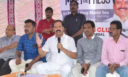 Warangal to witness speedy development: Chief Whip