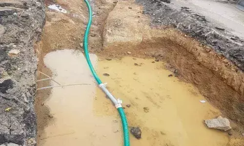 Efforts on to ease nala choking in Baba Nagar