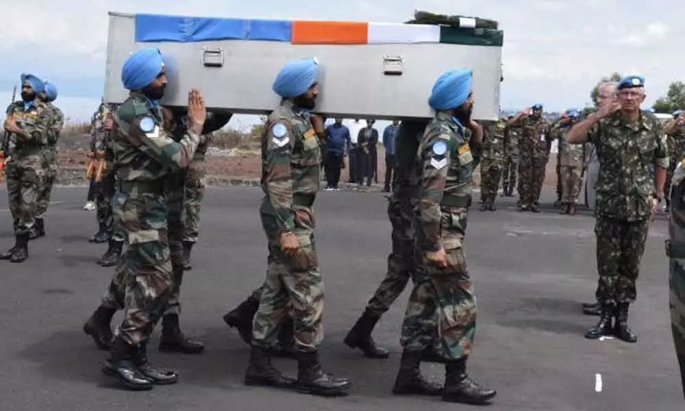 Indian peacekeepers body found in Congo lake