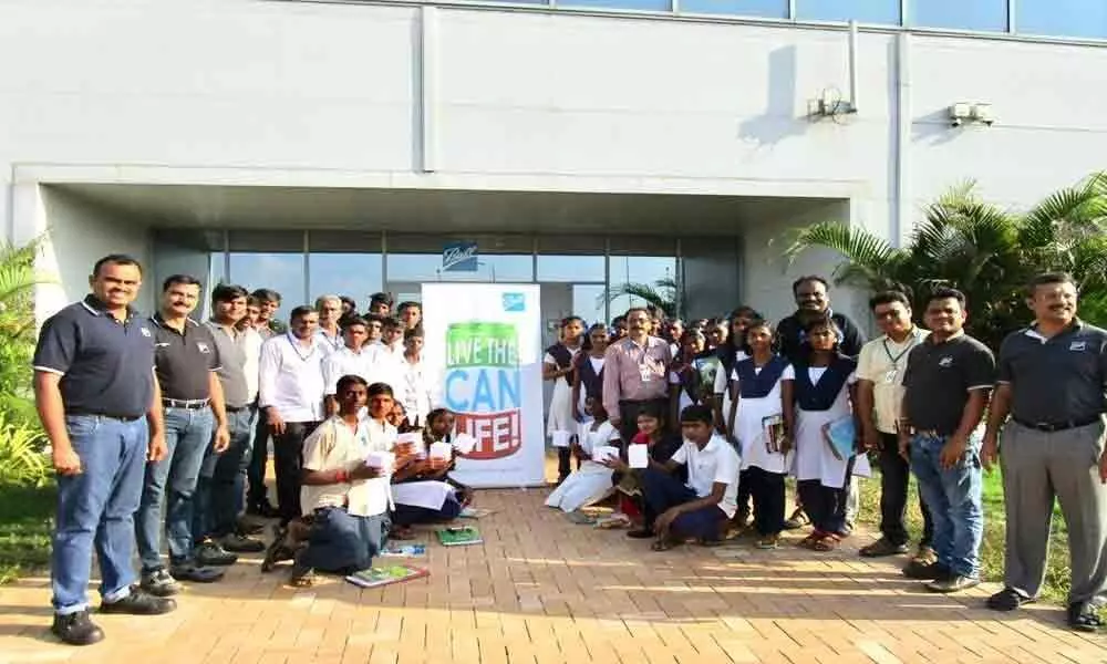 Exposure visit conducted for students in Tirupati