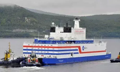 Russias world-first floating nuclear plant arrives in port