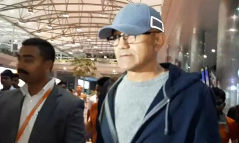 Satya Nadella arrives in Hyderabad to perform his father BN Yugandhars funeral