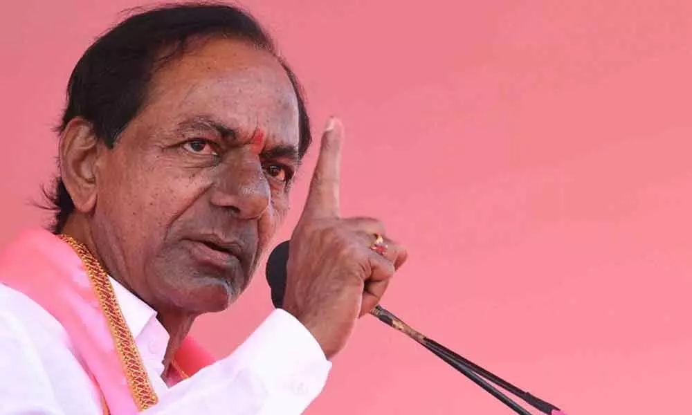 KCR Offers  Free Chopper Ride To Congress leader