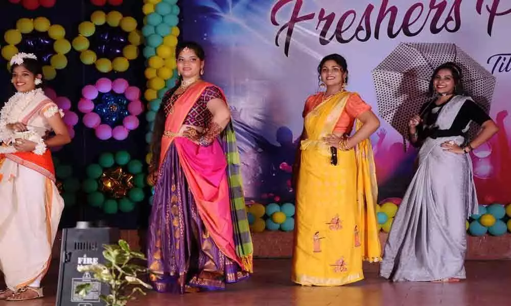 Freshers Day celebrated at Vishnu College