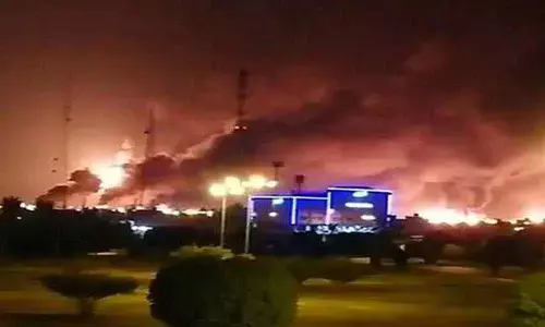 Saudi oil production cut by 50 pc after drones attack on Aramco plants