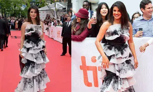 Priyanka Chopra paints Toronto Pink