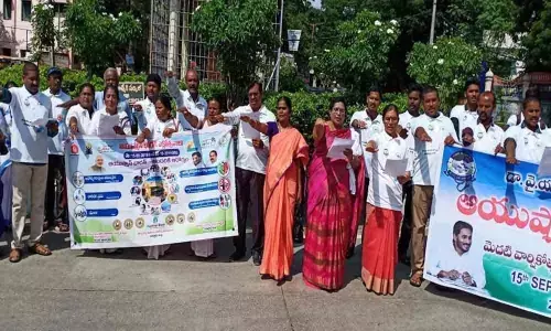 Awareness rally held on healthy lifestyle, good habits in Tirupati