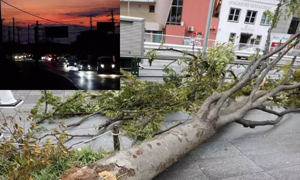 Almost 80,000 homes still without power a week after Japan typhoon