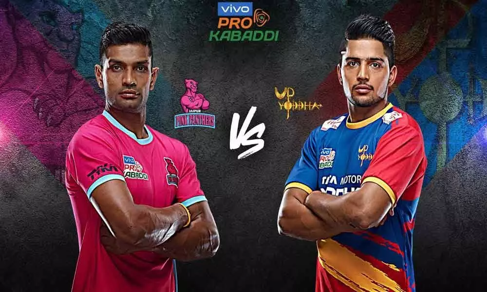 Pro Kabaddi League 2019 Live Score: Jaipur Pink Panthers vs UP Yoddha