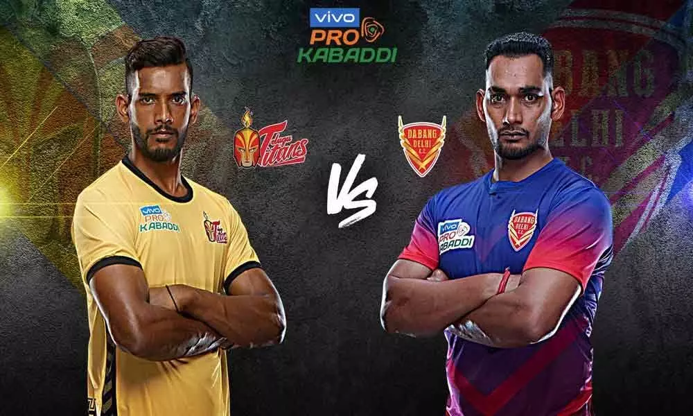 Pro Kabaddi League 2019 Live Score: Telugu Titans vs Dabang Delhi