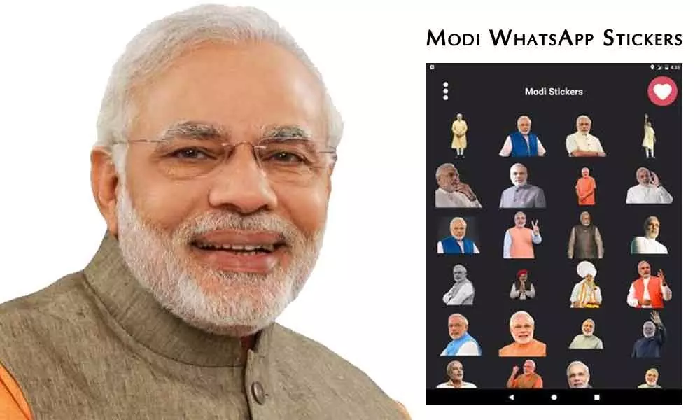 PM Narendra Modi Birthday: Celebrate it by sharing WhatsApp Stickers