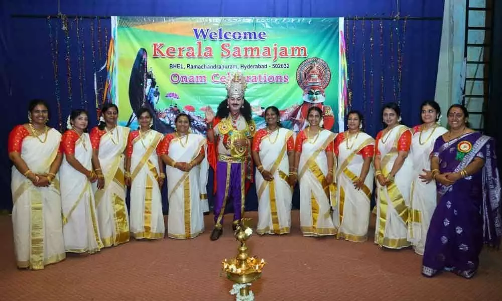 Onam celebrated with pomp and gaiety