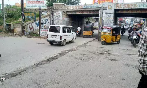 Incomplete Railway under Bridge works causing accidents