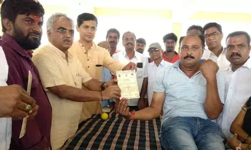 Blood donation camp held in Mancherial